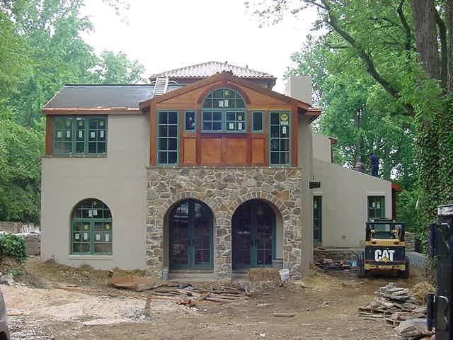 Economic Roofing Services Images - Project of New Construction with New Windows and Roof in Process